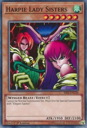 Harpie Lady Sisters (SS02-ENC04) - Speed Duel Decks: Duelists of Tomorrow 1st Edition