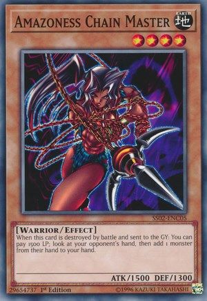 Amazoness Chain Master (SS02-ENC05) - Speed Duel Decks: Duelists of Tomorrow 1st Edition