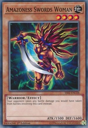 Amazoness Swords Woman (SS02-ENC06) - Speed Duel Decks: Duelists of Tomorrow 1st Edition