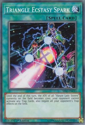 Triangle Ecstasy Spark (SS02-ENC11) - Speed Duel Decks: Duelists of Tomorrow 1st Edition