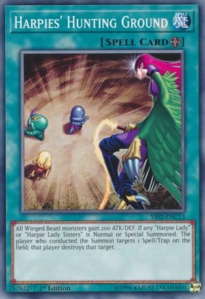 Harpies' Hunting Ground (SS02-ENC13) - Speed Duel Decks: Duelists of Tomorrow 1st Edition