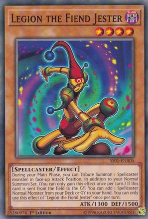 Legion the Fiend Jester (SS01-ENA05) - Speed Duel Decks: Destiny Masters 1st Edition