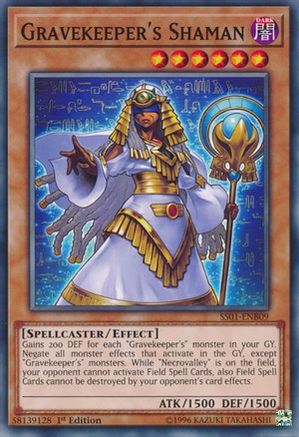Gravekeeper's Shaman (SS01-ENB09) - Speed Duel Decks: Destiny Masters 1st Edition