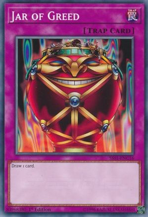 Jar of Greed (SS01-ENC16) - Speed Duel Decks: Destiny Masters 1st Edition