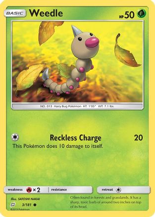 Weedle (3) 003/181  SM  Team Up - Common
