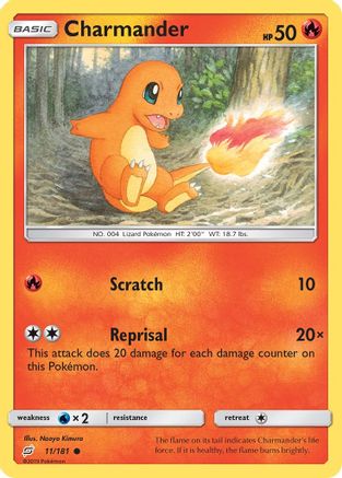 Charmander (11) 011/181  SM  Team Up - Common