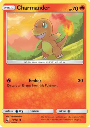 Charmander (12) 012/181  SM  Team Up - Common