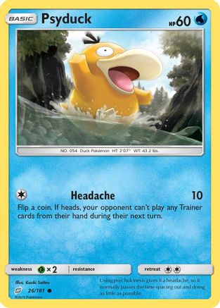 Psyduck 026/181  SM  Team Up - Common