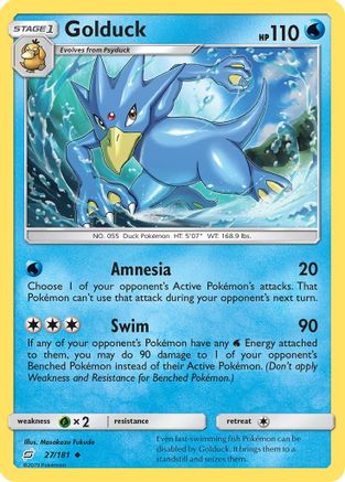 Golduck 027  SM  Team Up - Uncommon