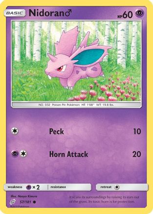 Nidoran M 057/181  SM  Team Up - Common
