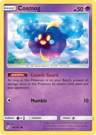 Cosmog 069/181  SM  Team Up - Common