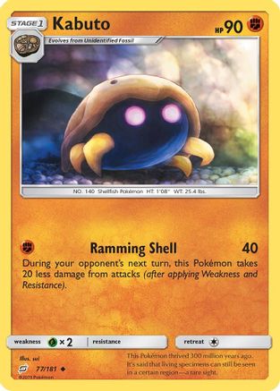 Kabuto 077/181  SM  Team Up - Uncommon