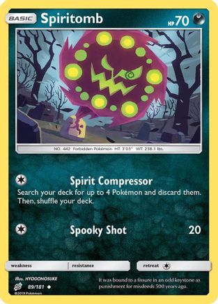 Spiritomb 089  SM  Team Up - Uncommon