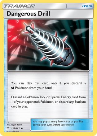 Dangerous Drill 138  SM  Team Up - Uncommon