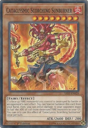 Cataclysmic Scorching Sunburner (SAST-EN028) - Savage Strike 1st Edition