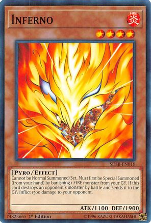 Inferno (SDSB-EN018) - Structure Deck: Soulburner 1st Edition