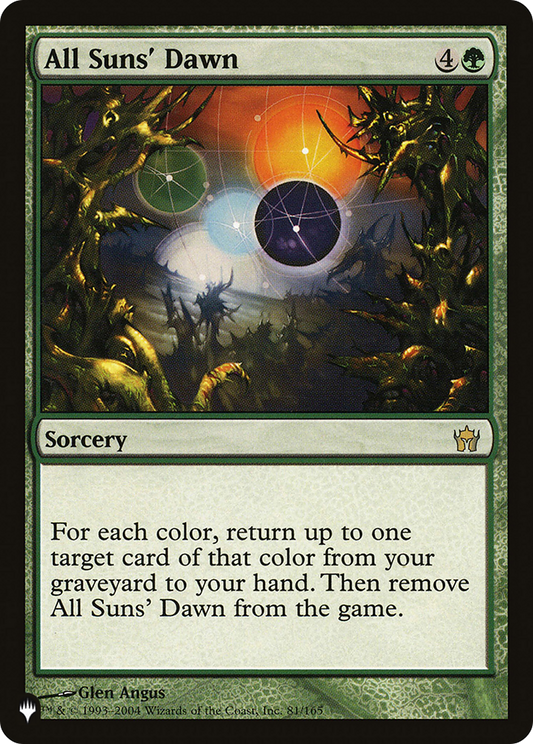 All Suns' Dawn (LIST-5DN-81) - The List