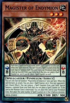 Magister of Endymion (SR08-EN003) - Structure Deck: Order of the Spellcasters 1st Edition