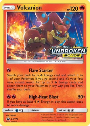 Volcanion SM179  - Holofoil SM Promos - Promo