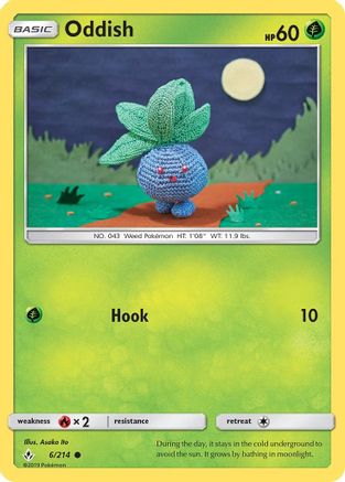 Oddish (6) 006/214  SM  Unbroken Bonds - Common