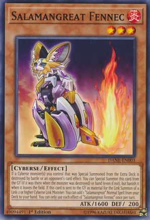 Salamangreat Fennec (DANE-EN003) - Dark Neostorm 1st Edition