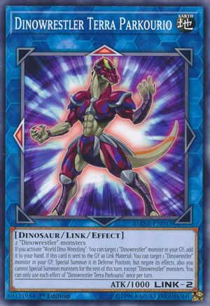 Dinowrestler Terra Parkourio (DANE-EN042) - Dark Neostorm Unlimited