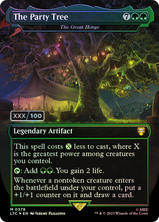 The Great Henge (LTC-378Z) - Tales of Middle-earth Commander / The Party Tree (Borderless) Foil
