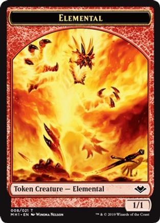 Elemental Token (008) (MH1-008) - Modern Horizons Foil
