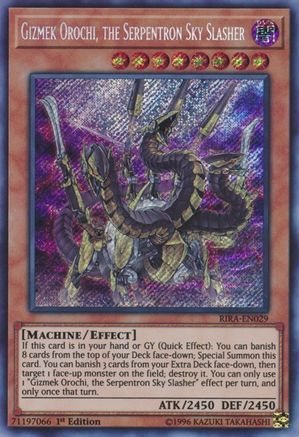 Gizmek Orochi, the Serpentron Sky Slasher (RIRA-EN029) - Rising Rampage Unlimited
