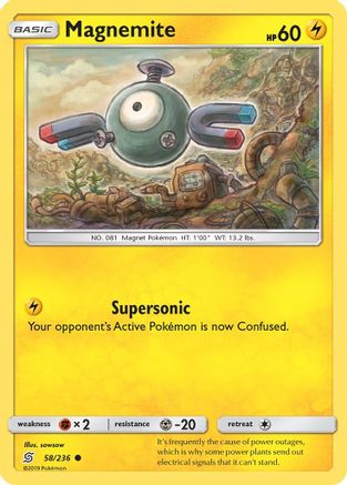 Magnemite 058/236  SM  Unified Minds - Common