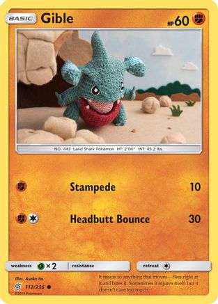 Gible 112/236  SM  Unified Minds - Common