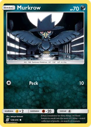 Murkrow (129) 129/236  SM  Unified Minds - Common