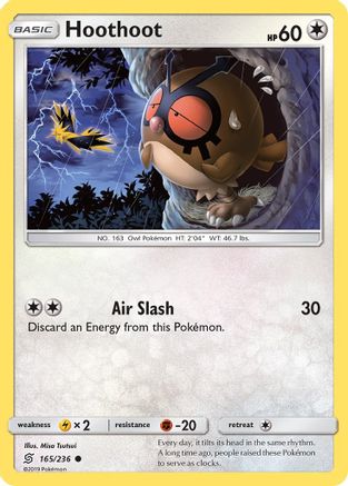 Hoothoot 165/236  SM  Unified Minds - Common