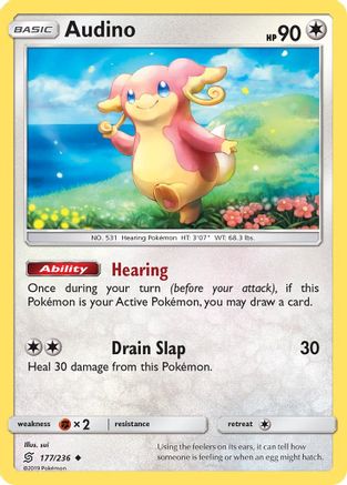 Audino 177/236  SM  Unified Minds - Uncommon