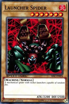 Launcher Spider (SBSC-EN024) - Speed Duel: Scars of Battle 1st Edition