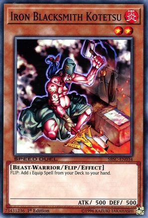 Iron Blacksmith Kotetsu (SBSC-EN034) - Speed Duel: Scars of Battle 1st Edition