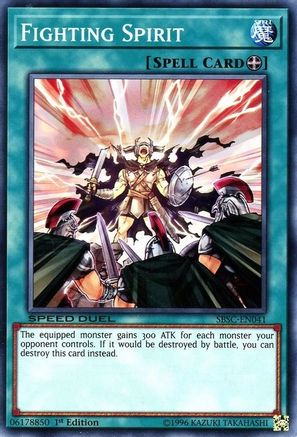 Fighting Spirit (SBSC-EN041) - Speed Duel: Scars of Battle 1st Edition