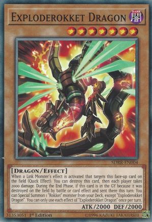 Exploderokket Dragon (SDRR-EN004) - Structure Deck: Rokket Revolt 1st Edition
