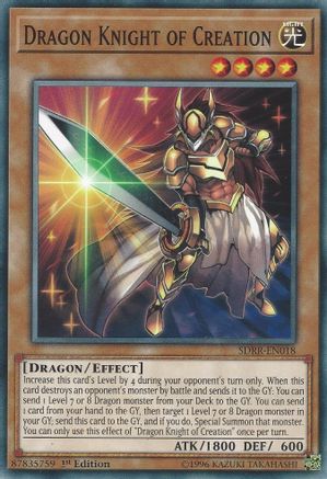 Dragon Knight of Creation (SDRR-EN018) - Structure Deck: Rokket Revolt 1st Edition