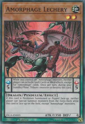 Amorphage Lechery (FIGA-EN055) - Fists of the Gadgets 1st Edition