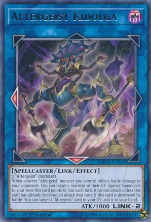 Altergeist Kidolga (MP19-EN024) - 2019 Gold Sarcophagus Tin Mega Pack 1st Edition