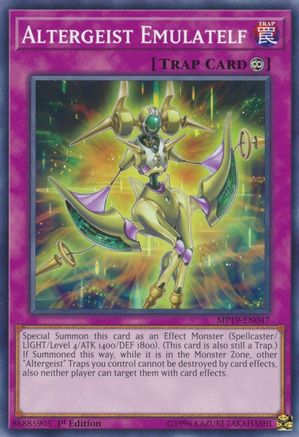 Altergeist Emulatelf (MP19-EN047) - 2019 Gold Sarcophagus Tin Mega Pack 1st Edition