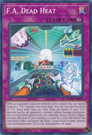 F.A. Dead Heat (MP19-EN063) - 2019 Gold Sarcophagus Tin Mega Pack 1st Edition