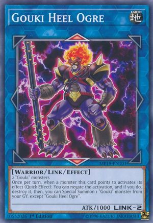 Gouki Heel Ogre (MP19-EN101) - 2019 Gold Sarcophagus Tin Mega Pack 1st Edition