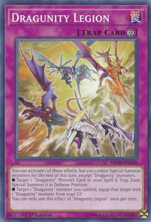 Dragunity Legion (MP19-EN130) - 2019 Gold Sarcophagus Tin Mega Pack 1st Edition