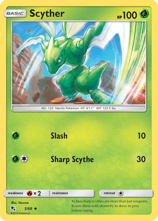Scyther 005/68  Hidden Fates - Uncommon