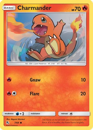 Charmander 007/68  Hidden Fates - Common