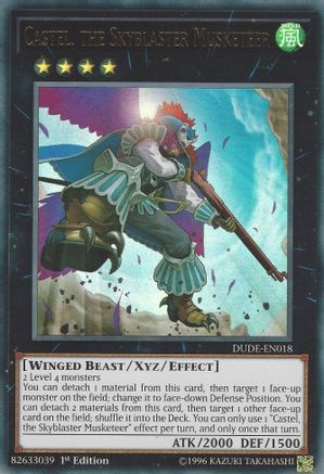 Castel, the Skyblaster Musketeer (DUDE-EN018) - Duel Devastator 1st Edition