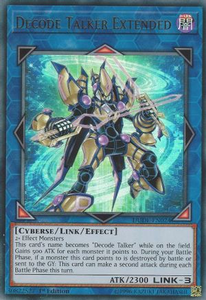 Decode Talker Extended (DUDE-EN024) - Duel Devastator 1st Edition