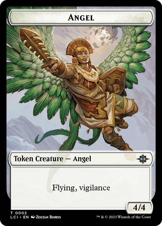 Angel (TLCI-002) - The Lost Caverns of Ixalan Tokens Foil